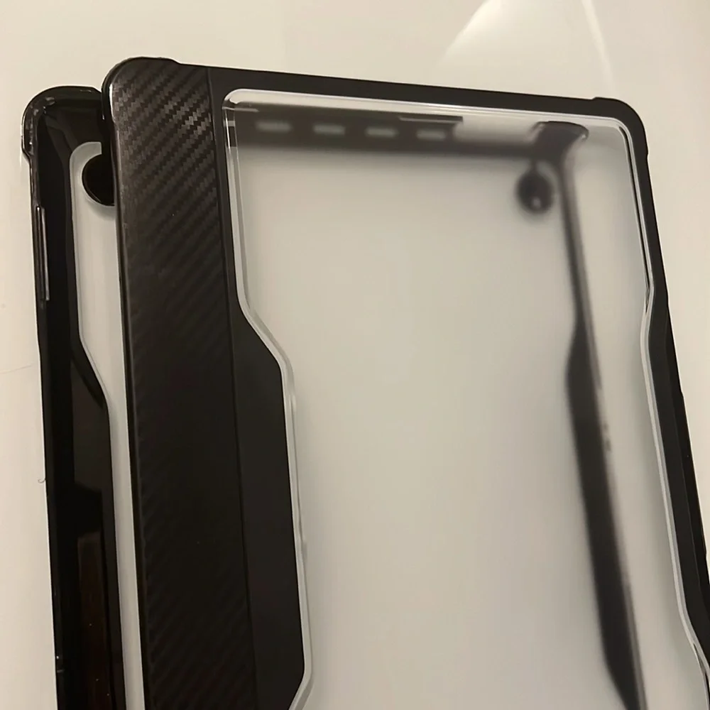 Clear and Black Hardshell Case MacBook Pro M1 (2020)